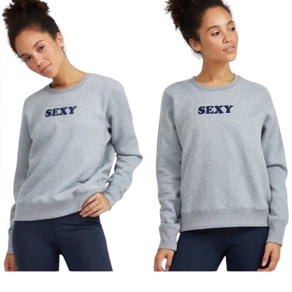 Kule x Bandier Grey Sexy Crewneck